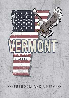 Vermont Map United States