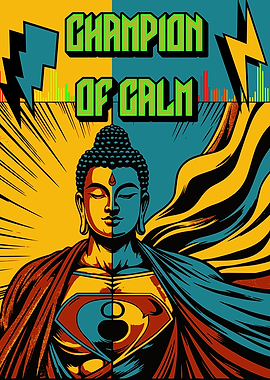 champion of calm Buddha