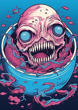 Creepy Head Bowl