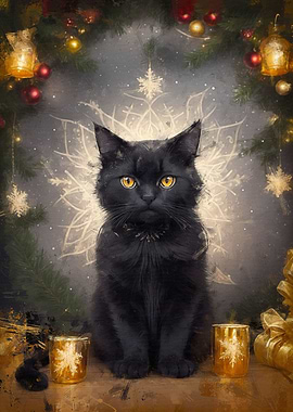 Black Cat Christmas