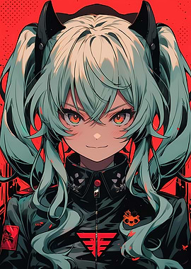 Anchovy Anime Girl Waifu