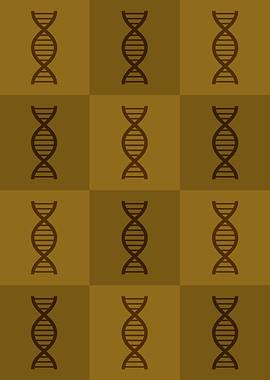 DNA Science Icons Pop Art