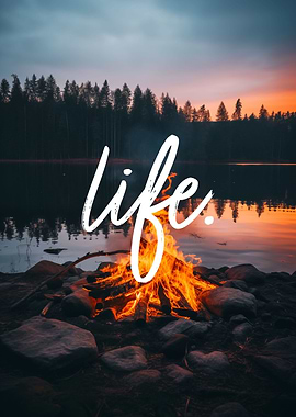 Lake Campfire Inspiration
