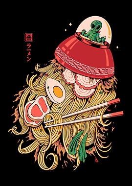 Alien Ramen Invasion