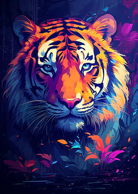 Tiger Abstract