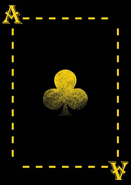 Ace Of Clubs Golden Cards