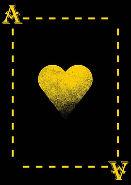 Ace Of Hearts Golden Cards