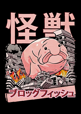 Kaiju Blobfish Japanese