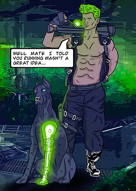 Cyberpunk Dog Trainer