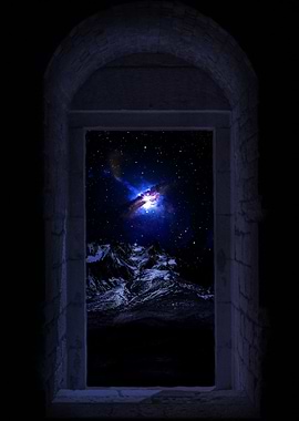 Galaxy in a Window