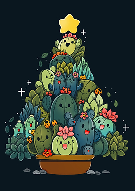 Succulent Xmas Tree