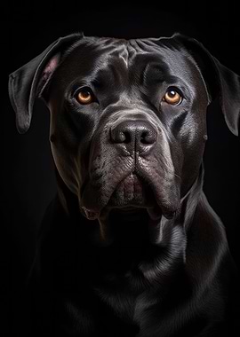 Cane Corso Closeup Face