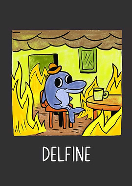 Funny Pun Delfine Meme