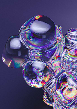 Crystal Bubble Purple