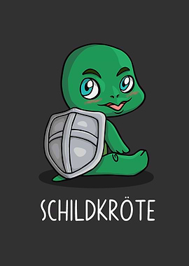 Funny Pun Schildkroete