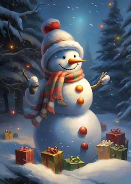 Cute Snowman Christmas