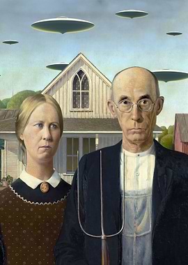 American Gothic UFO