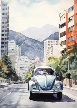 Car Watercolor