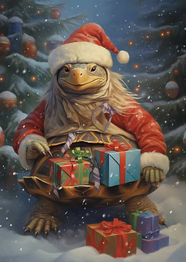 Cute Turtle Xmas