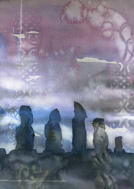 Easter Island ruins Chile