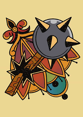 Medieval Weapon tattoo