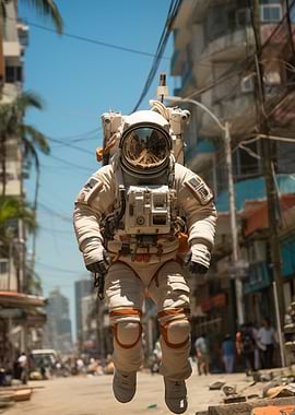 Astronaut in India