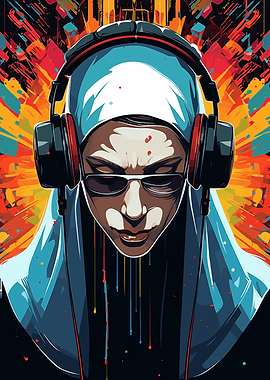 Holy Nun With Glasses