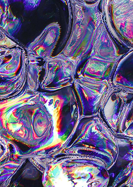 Crystal Bubble Purple In