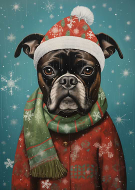 Playful Boxer Portrait