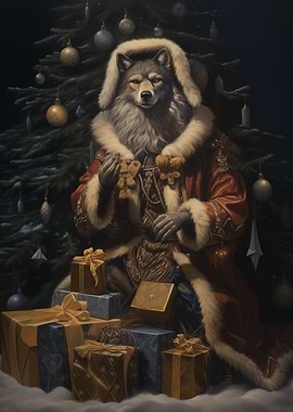 Jolly Wolf Christmas