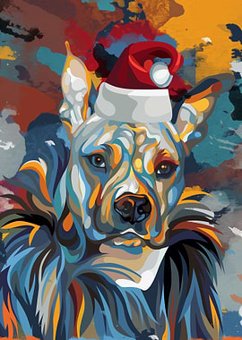 Christmas dog
