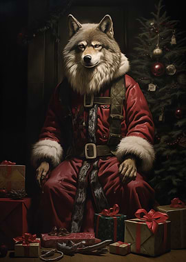 Jolly Wolf Christmas