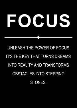Focus Motivation Quote