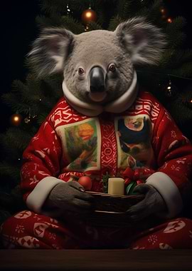 Cute Koala Xmas