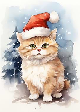 Cute Cat Xmas