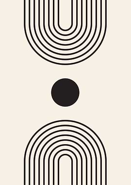 Boho Arches Abstract