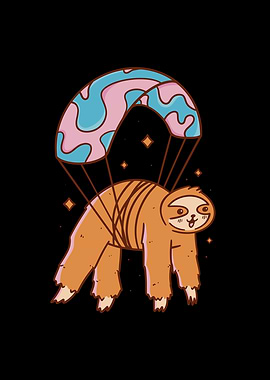 Skydiving Paraglide Sloth