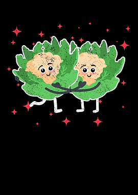 Cute Cauliflower Couple