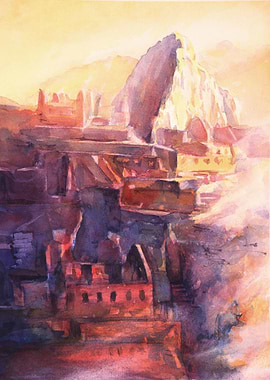 Ruins Machu Picchu Peru