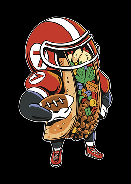 American Football Taco
