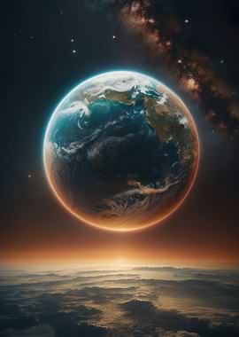 Planet Earth Space Stars