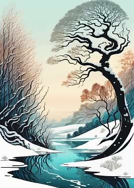 Fantasy Winter Landscape