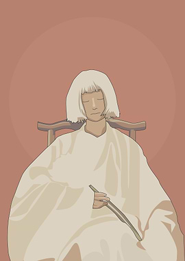 Woman in white shades