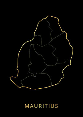 Mauritius Gold Map