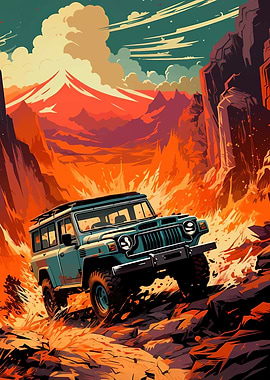 adventure car artwork