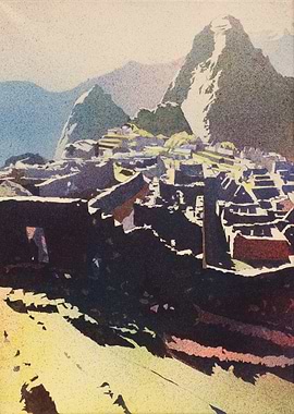 Peruvian ruin Machu Picchu