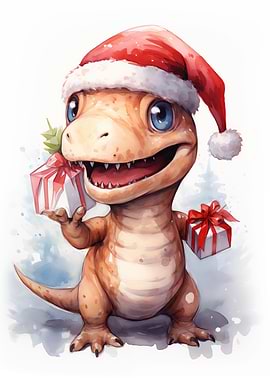 Merry T Rex Xmas