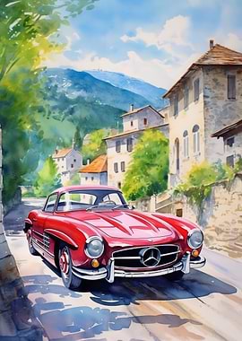 Car Watercolor