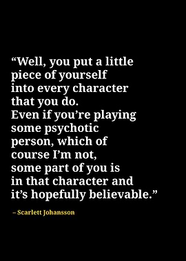 Scarlett Johansson quotes