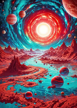 Neon Alien World